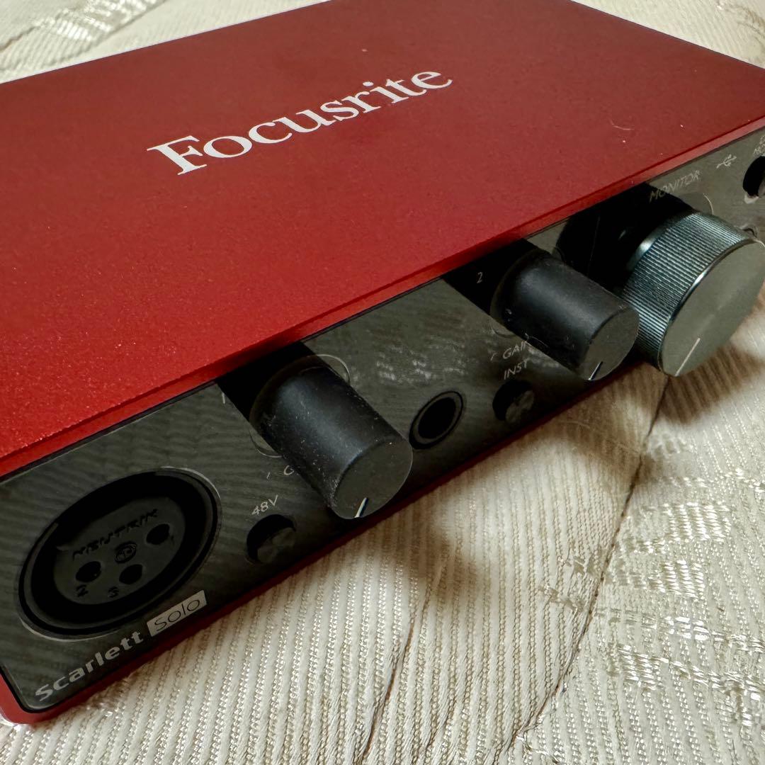 ほぼ新品！Focusrite / Scarlett solo Gen. 3