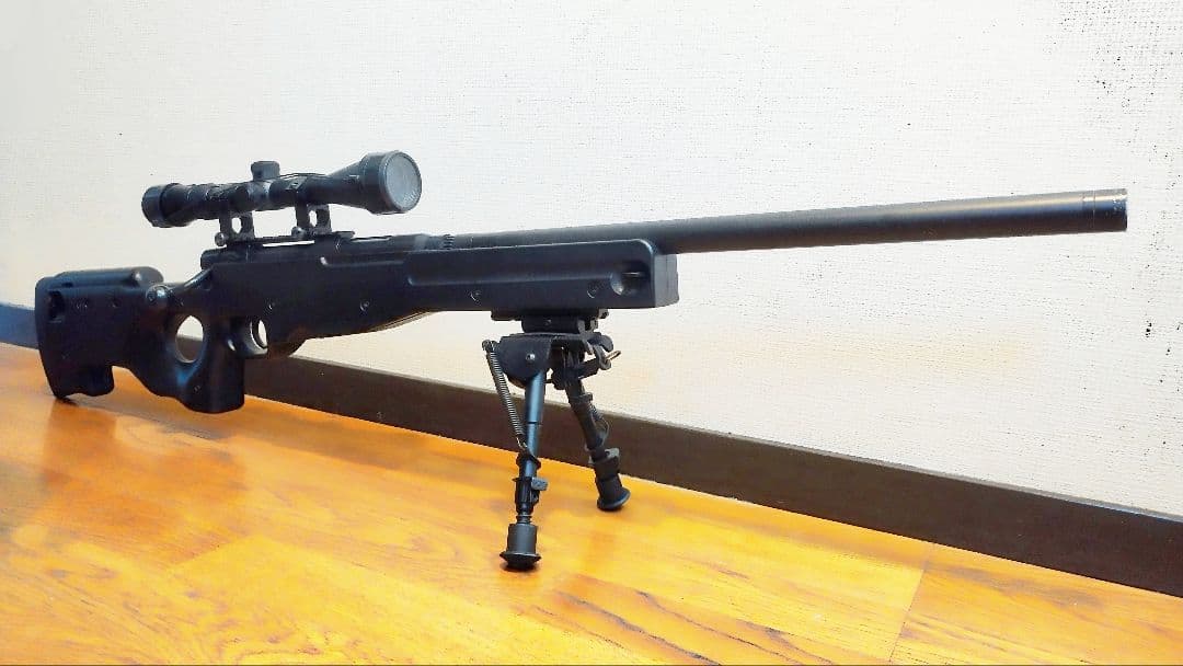L96 スナイパーライフル カスタム(3ー9x40スコープ)・可変式バイポッド