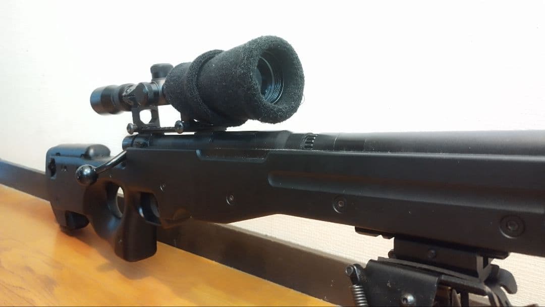 L96 スナイパーライフル カスタム(3ー9x40スコープ)・可変式バイポッド