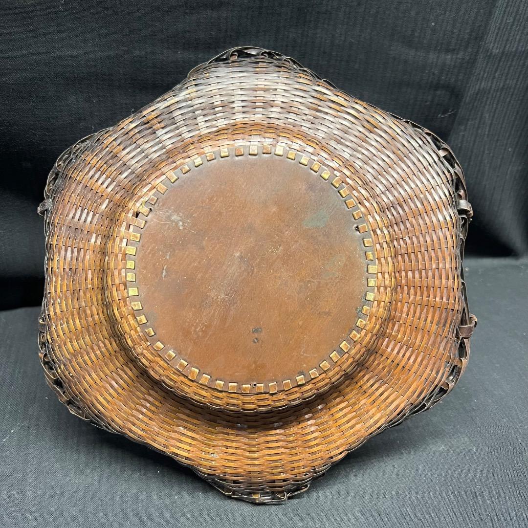 〇Ea右1050 時代 銅製 菓子器