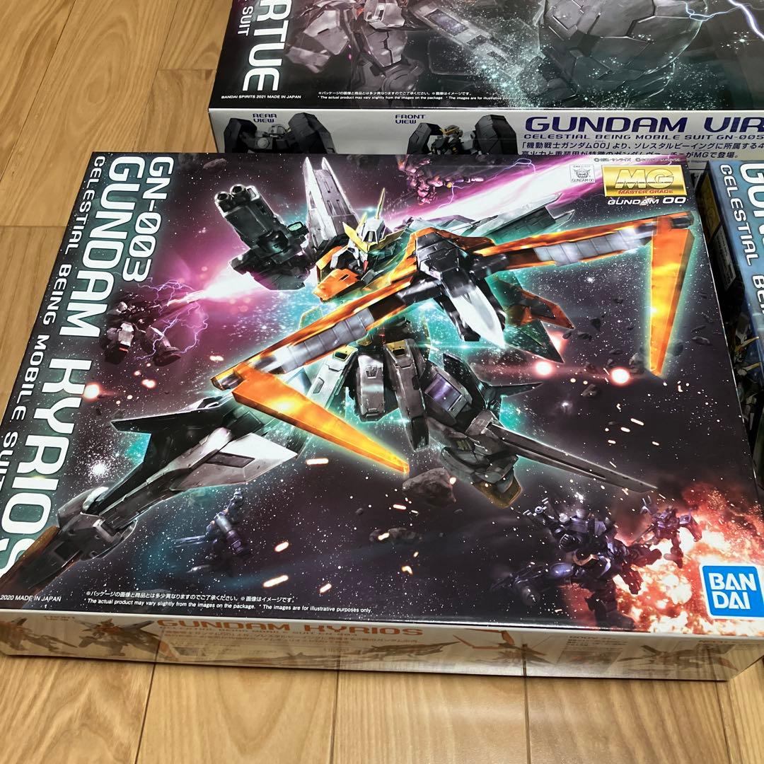 MGガンダムデュナメス ガンダムキュリオス ガンダムヴァーチェ セット バンダイ