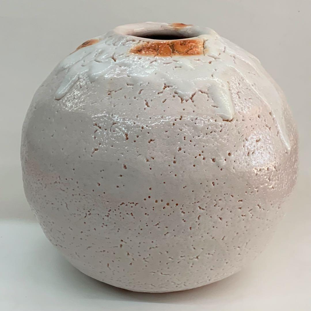 【花入15】志野　8号     加藤隆