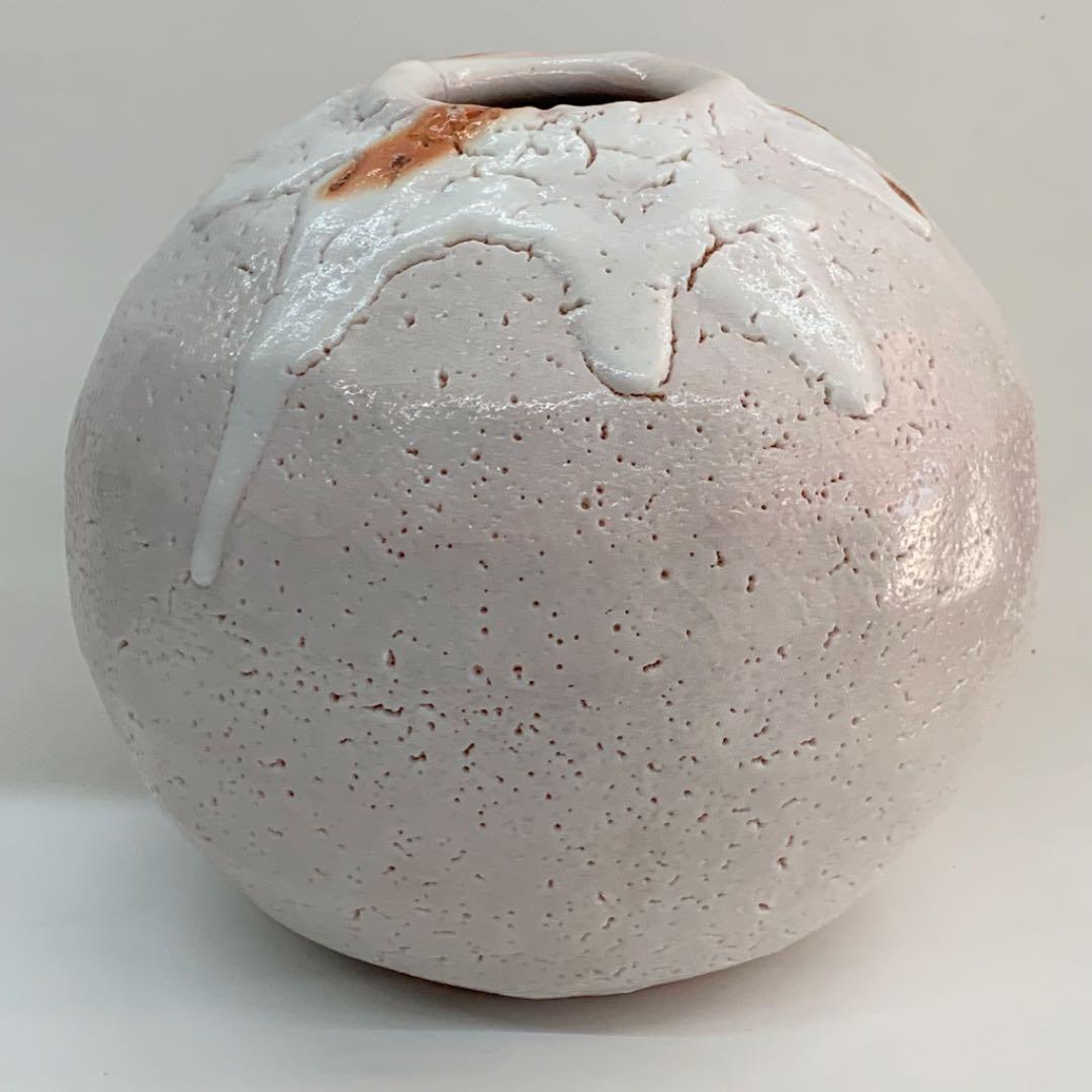 【花入15】志野　8号     加藤隆