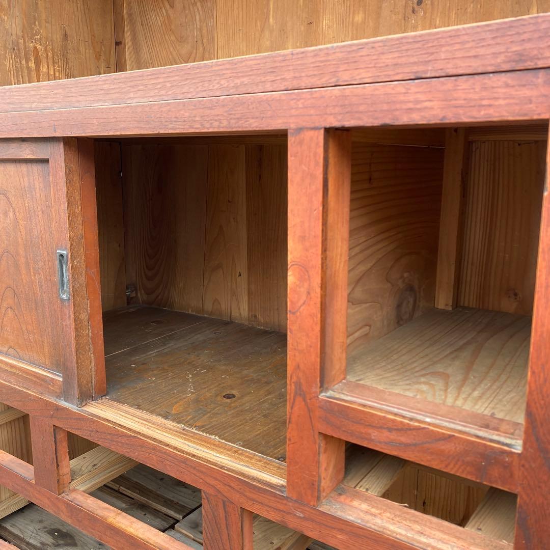 時代物 水屋箪笥 骨董品 和家具 アンティーク家具 店舗什器 古民家