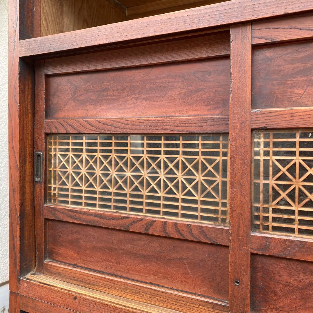 時代物 水屋箪笥 骨董品 和家具 アンティーク家具 店舗什器 古民家