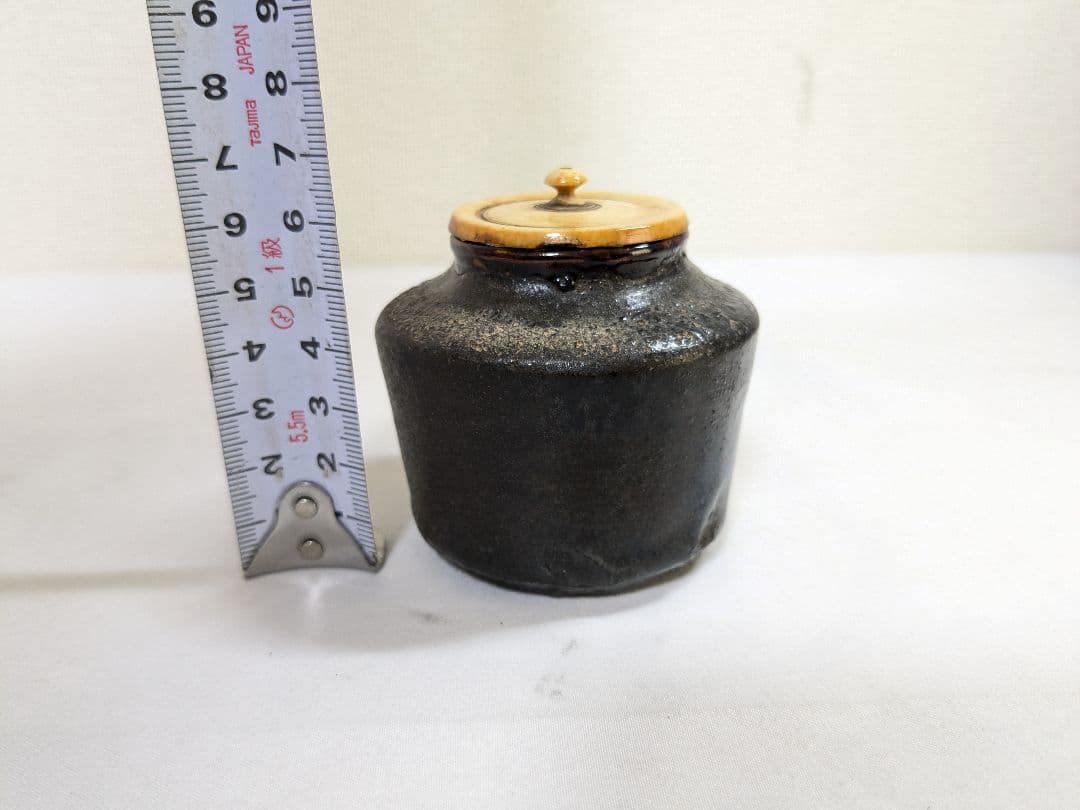 肩衝茶入 時代物 茶道具