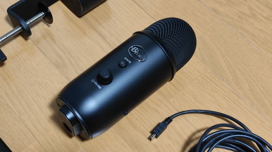 Blue Yeticaster (Yeti BM400C) マイク・アームセット