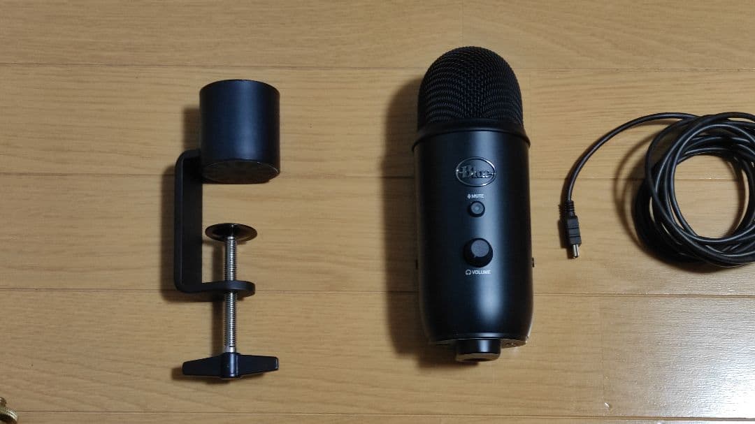 Blue Yeticaster (Yeti BM400C) マイク・アームセット