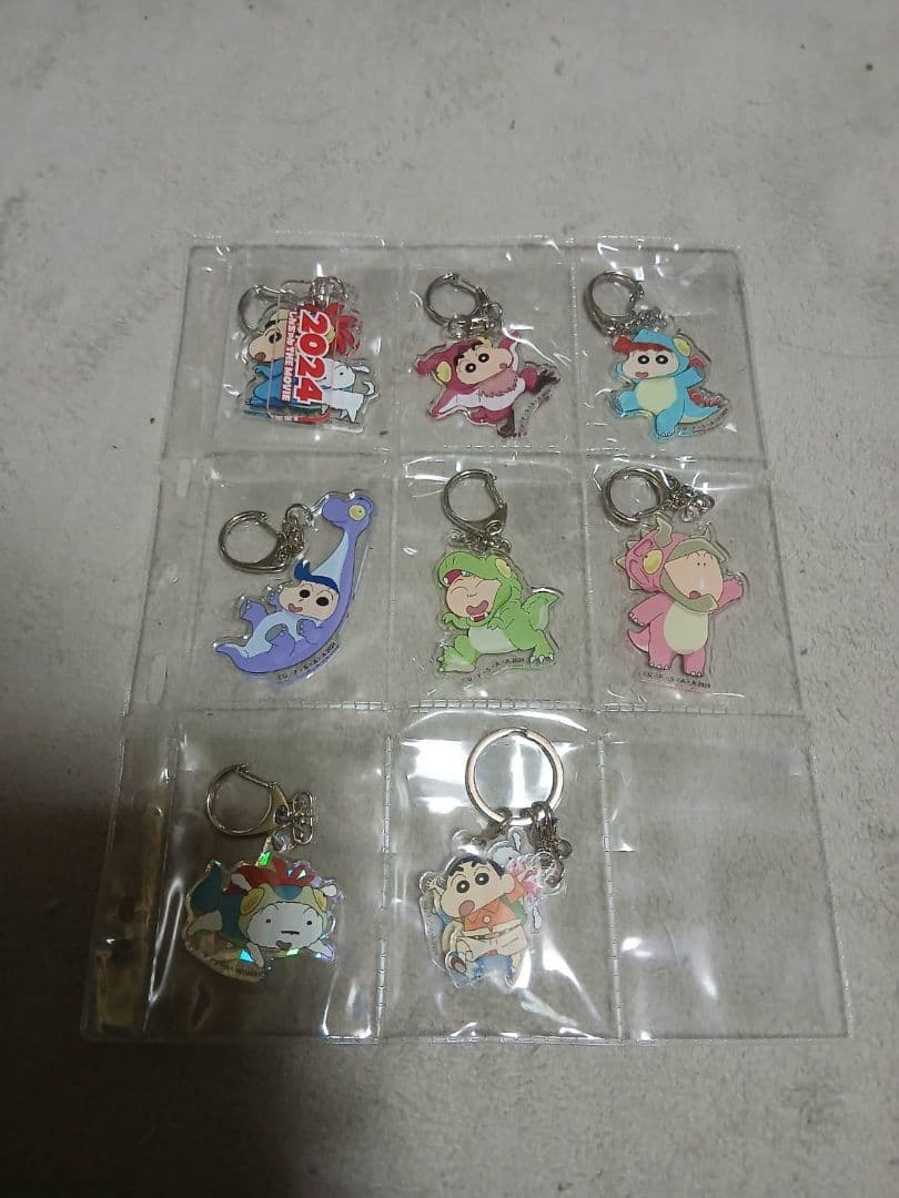 クレヨンしんちゃん ３Ｄアクリルキーホルダー などセット