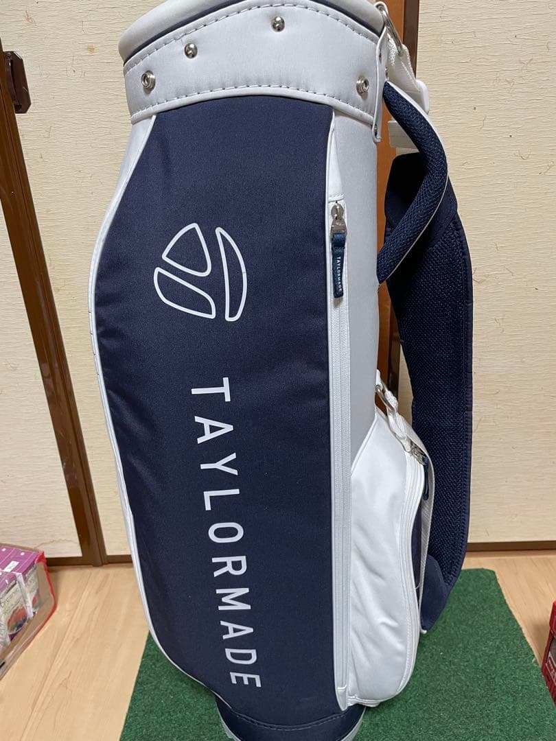 TAYLORMADE ゴルフキャディバッグ ネイビー/ホワイト