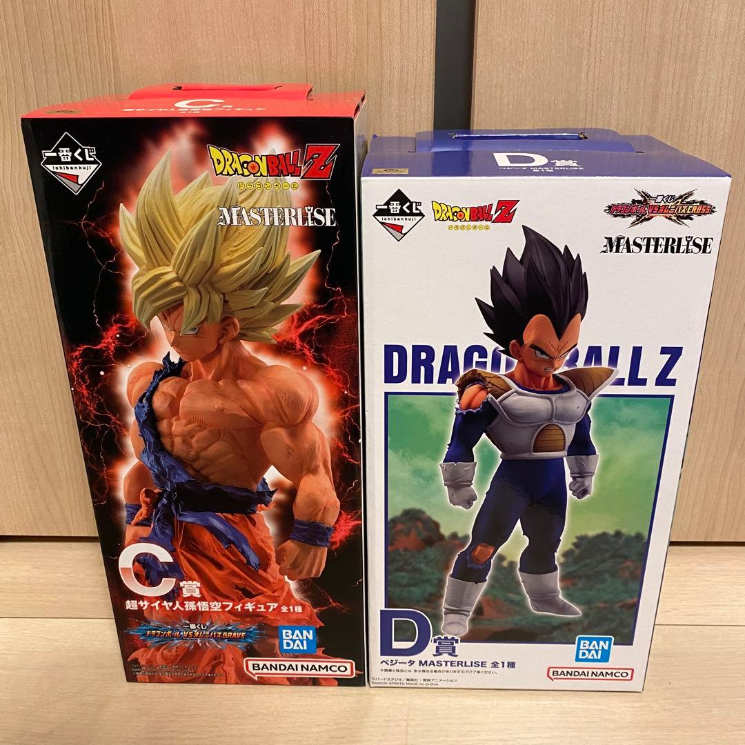 一番くじ ドラゴンボールVS C賞 孫悟空 D賞 ベジータ フィギュア
