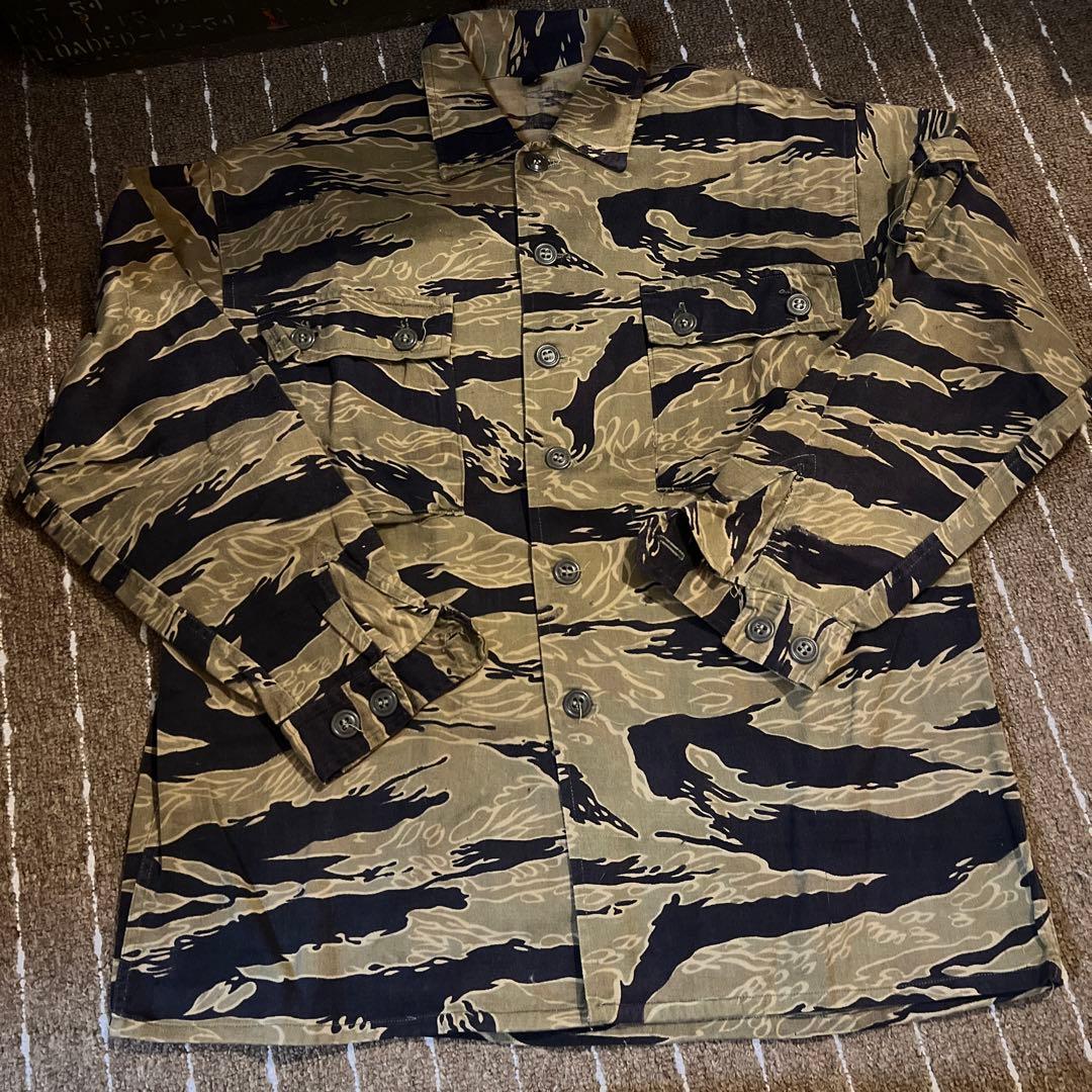 60年代　ベトナム戦　タイガーカモ　タイガーストライプカモ　ジャケット