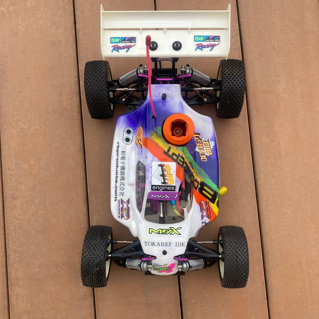 無限精機 MBX4R 1/8 4WD R＆B付エンジンバギー