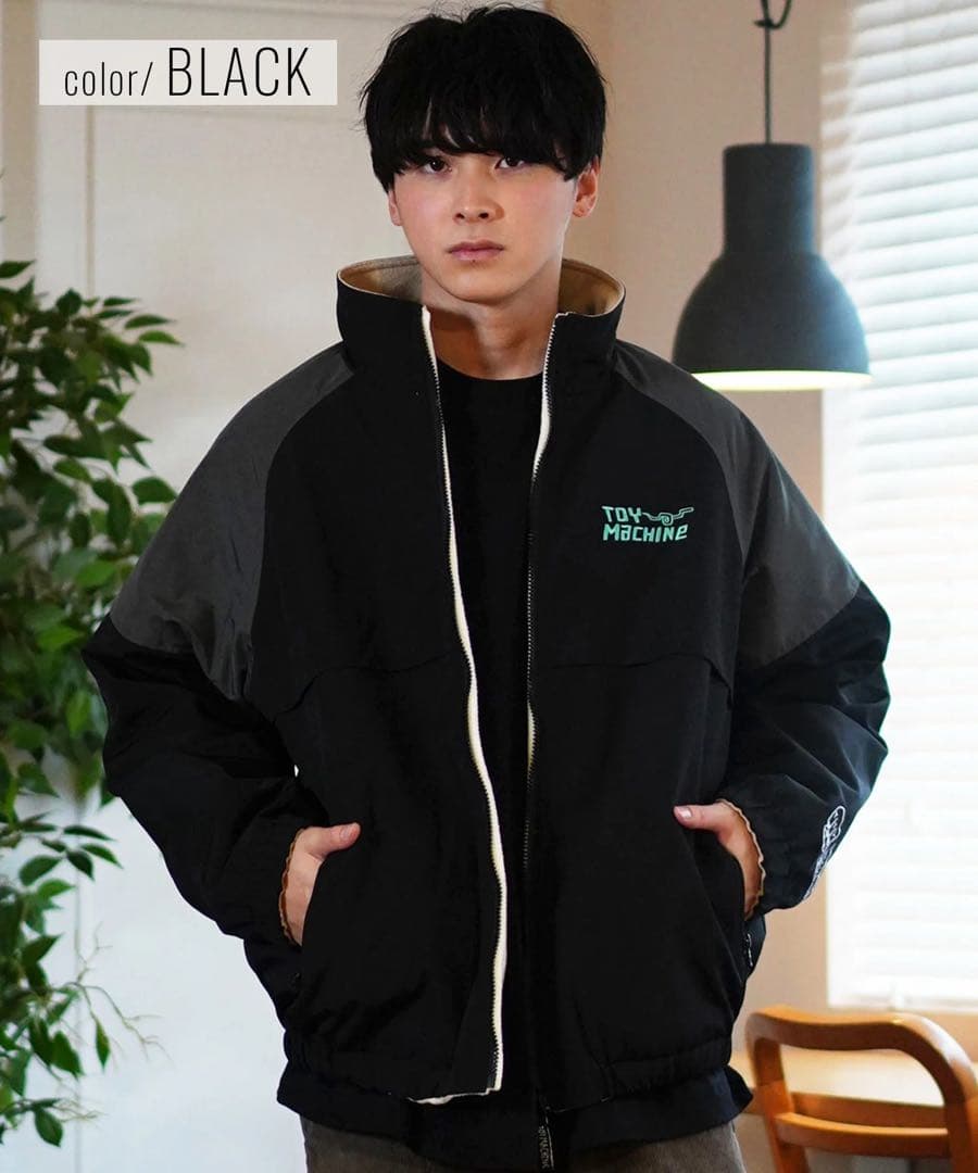TOY MACHINE トイマシーン アウターリバーシブル ジャケット フリース