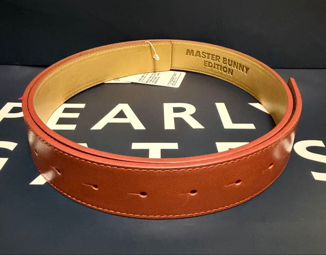 ①新品 未使用 マスターバニー MBE ベルト シンチュウ バックル 2点セット