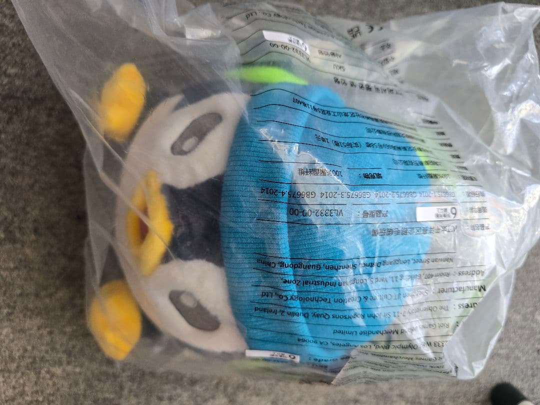 VCT PACIFIC ペンギンのダン ぬいぐるみ チームバッチ付き