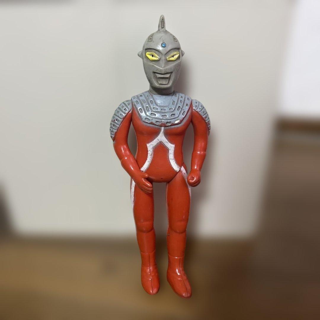 ★激レア★1970年代　ウルトラセブンのソフビ人 ブルマァク