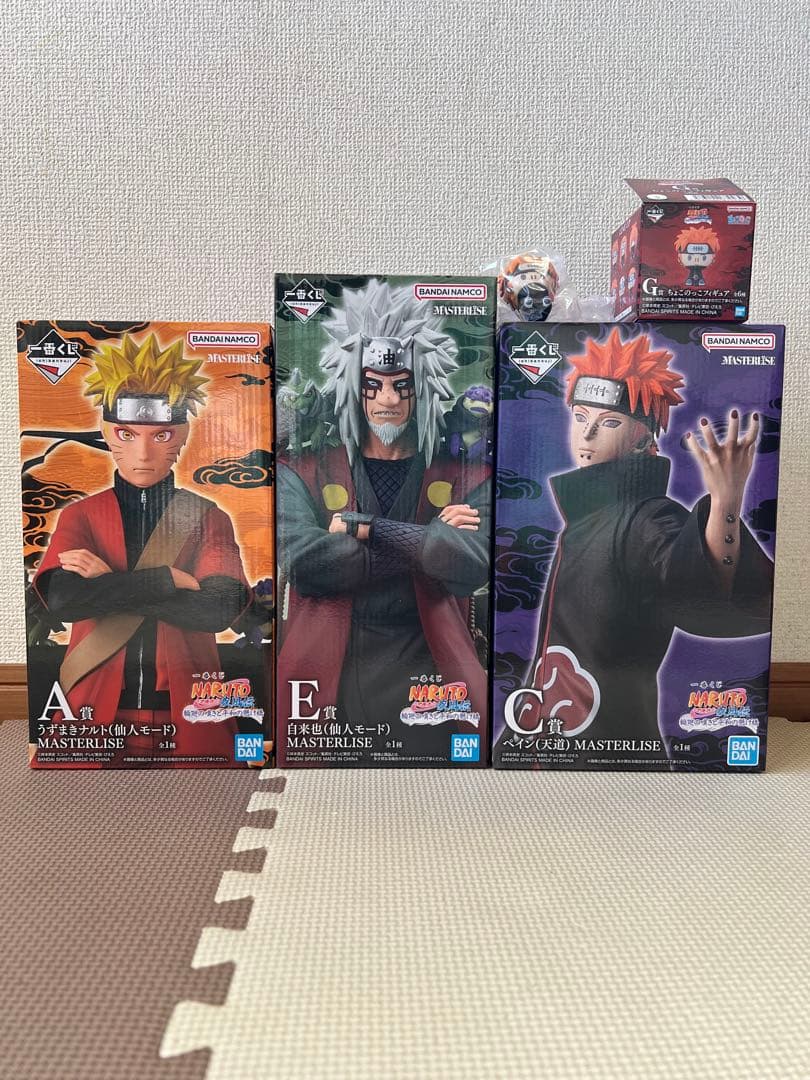 一番くじナルト疾風伝　フィギュア4種セット