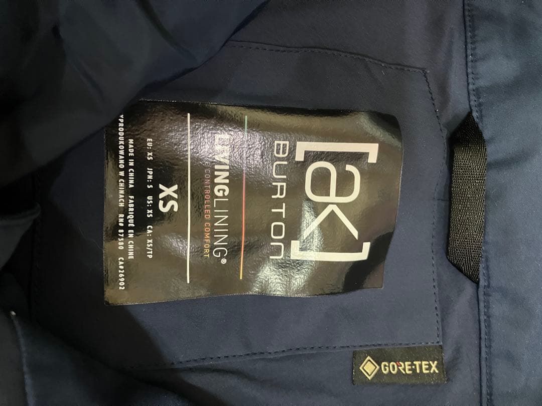[ak] BURTON GORE-TEX SUMMITスノーボードパンツ XS