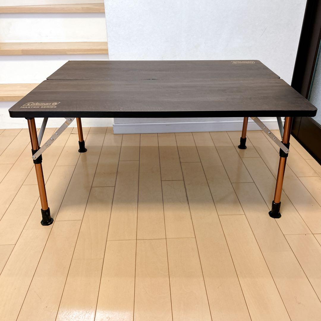 Coleman マスターシリーズ バタフライテーブル90 収納ケース付き