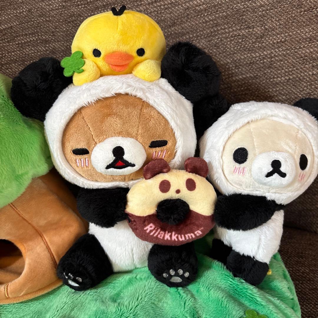リラックマ スペシャルぬいぐるみ　コリラックマ キイロイトリ　パンダ