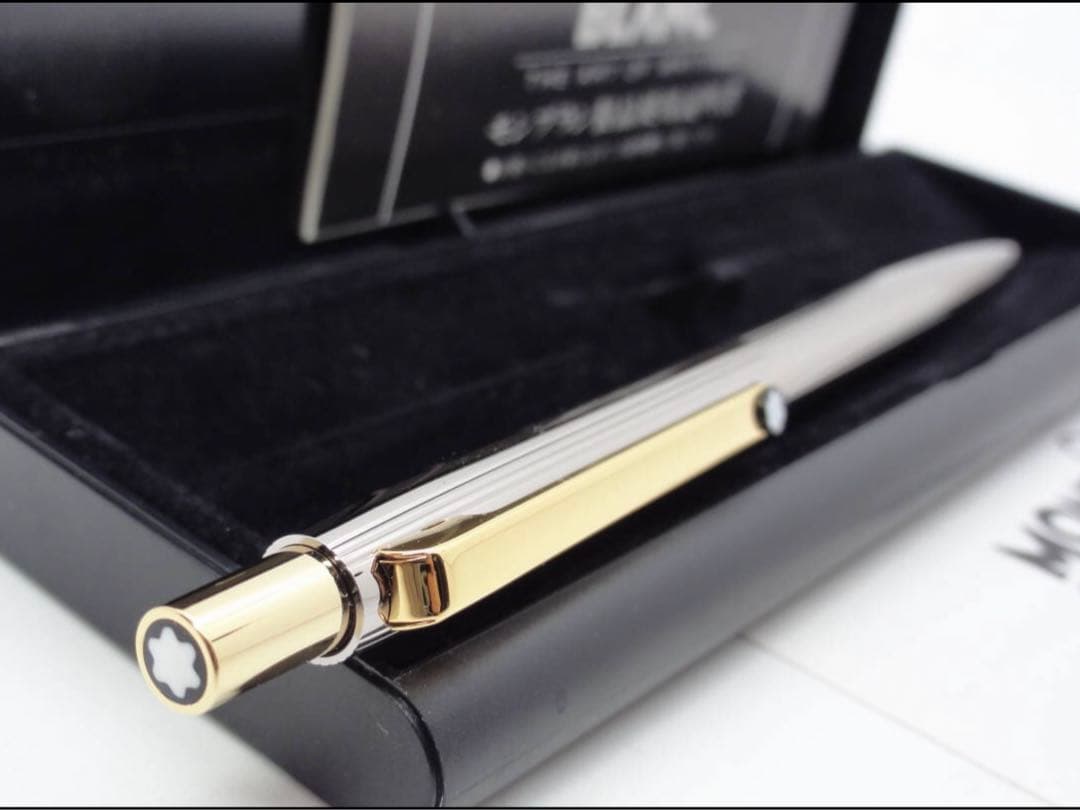 未使用に近い美品！総プラチナ張り価値あるSラインの最高峰No2929★モンブラン