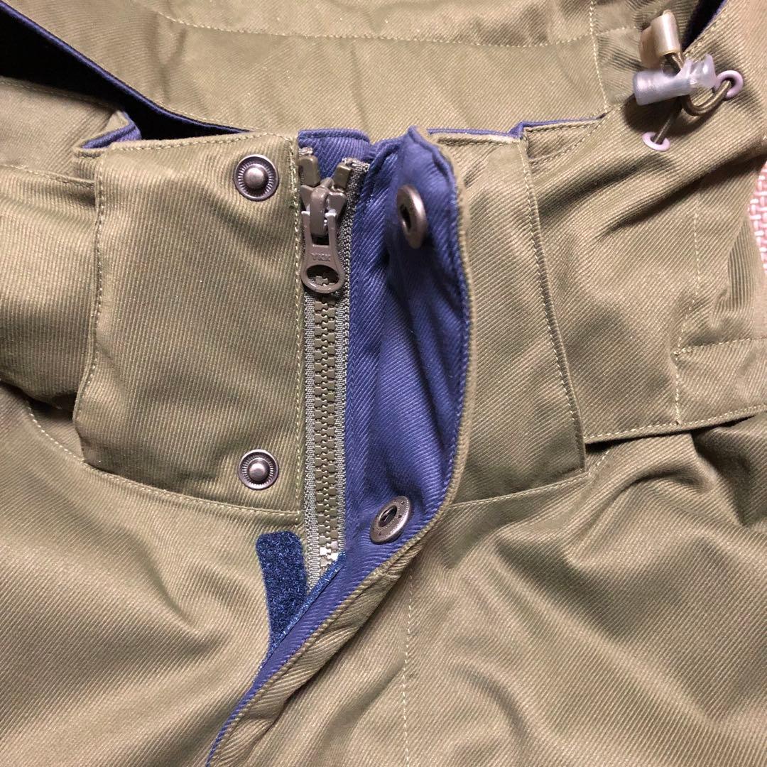 salomon スノーウェア M スキー オリーブ ネイビー メンズ