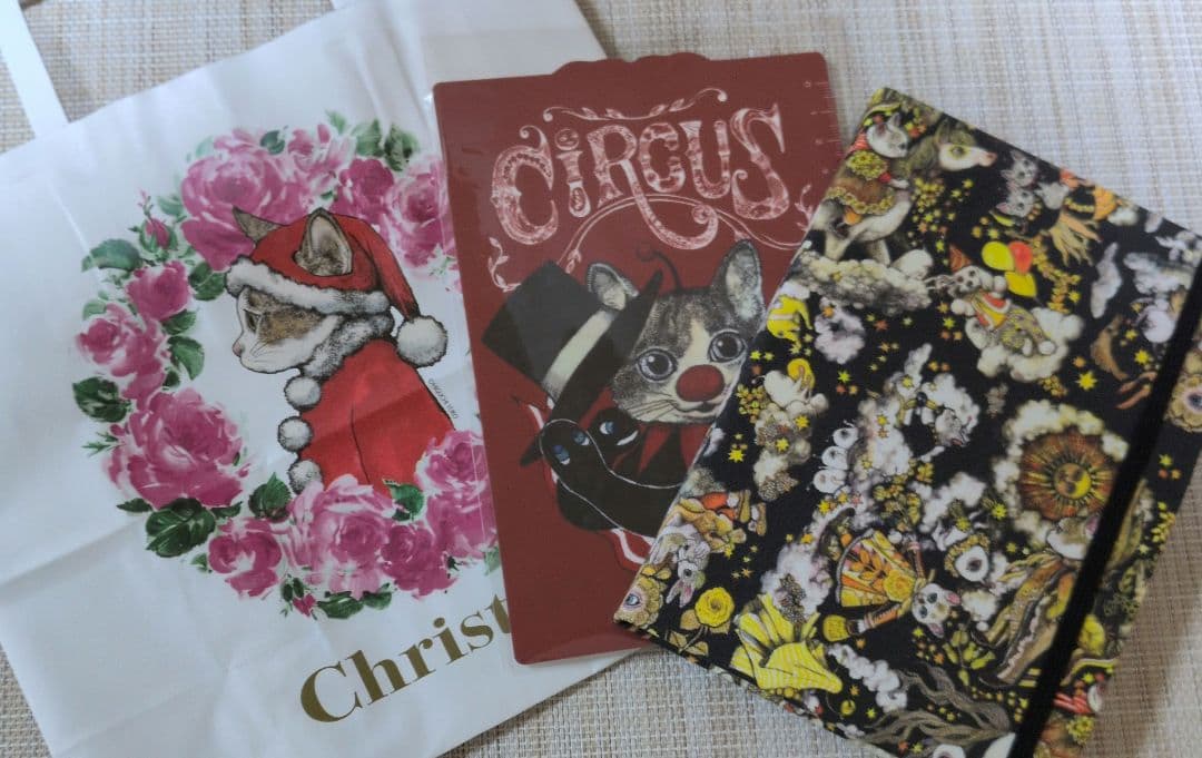 【新品】ヒグチユウコ①手帳2026②下敷きCIRCUS③高島屋限定ショッパー
