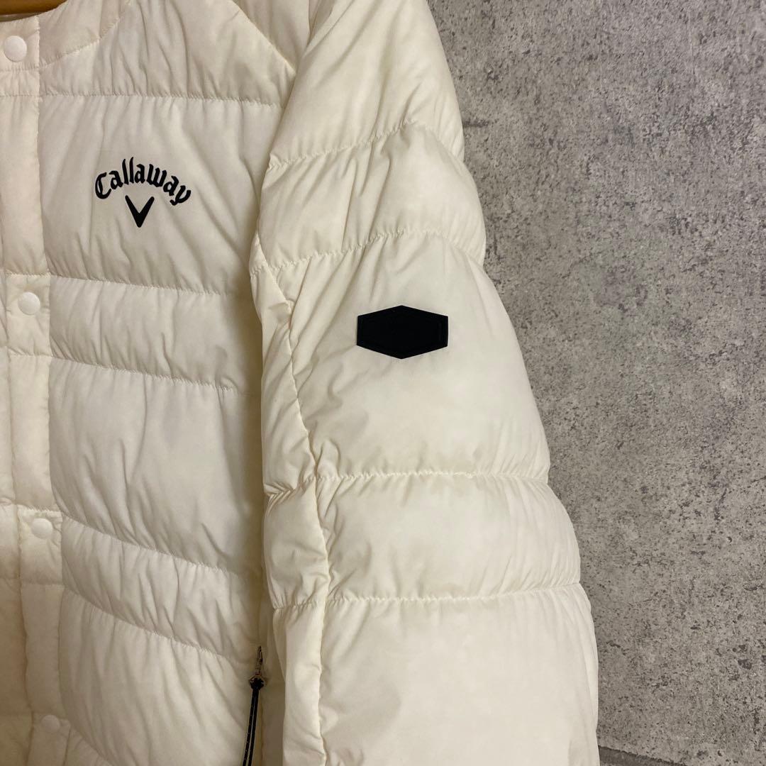 正規品　定価20,900 キャロウェイ　ライトダウン　撥水ブルゾン　ホワイト系