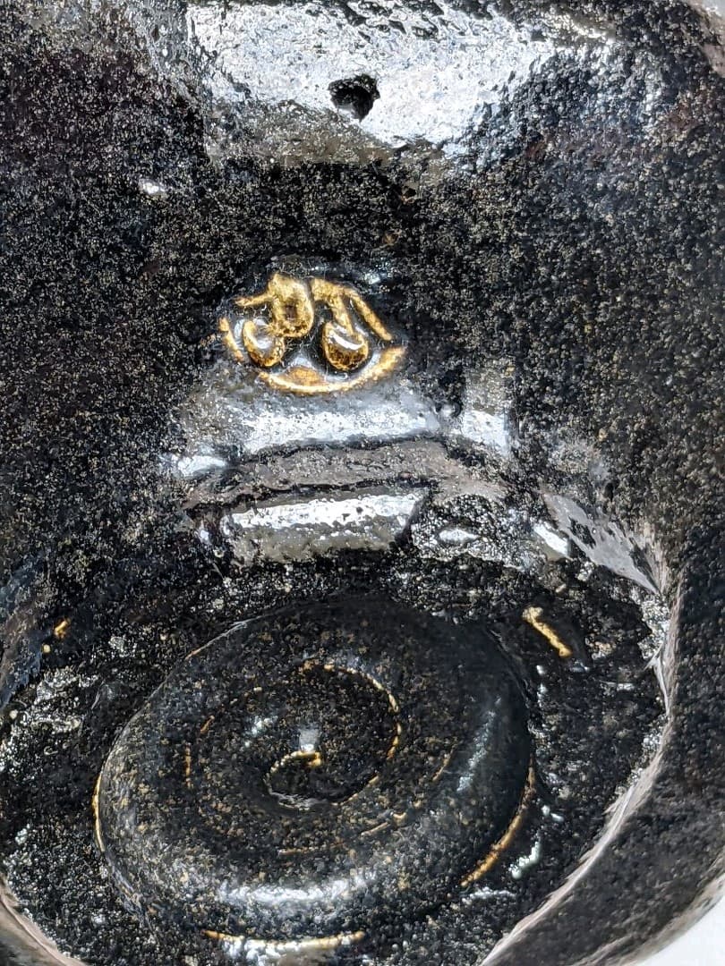 ♦茶道具 黒楽茶碗 抹茶碗 美術工芸品 アンティーク 骨董品 コレクション