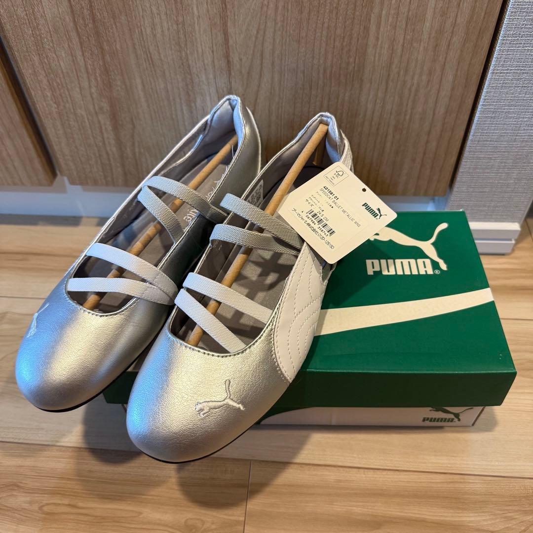 PUMA ウィメンズ スピードキャット バレエ メタリック スニーカー 24.5