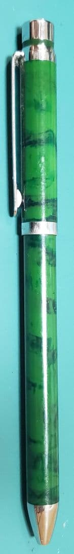 ゼブラ　シャーボ　漆　緑　中古品