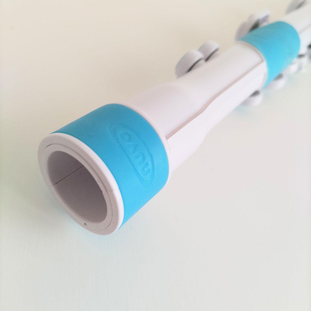 NUVO jFlute 2.0 ブルー/ホワイト プラスチックフルート