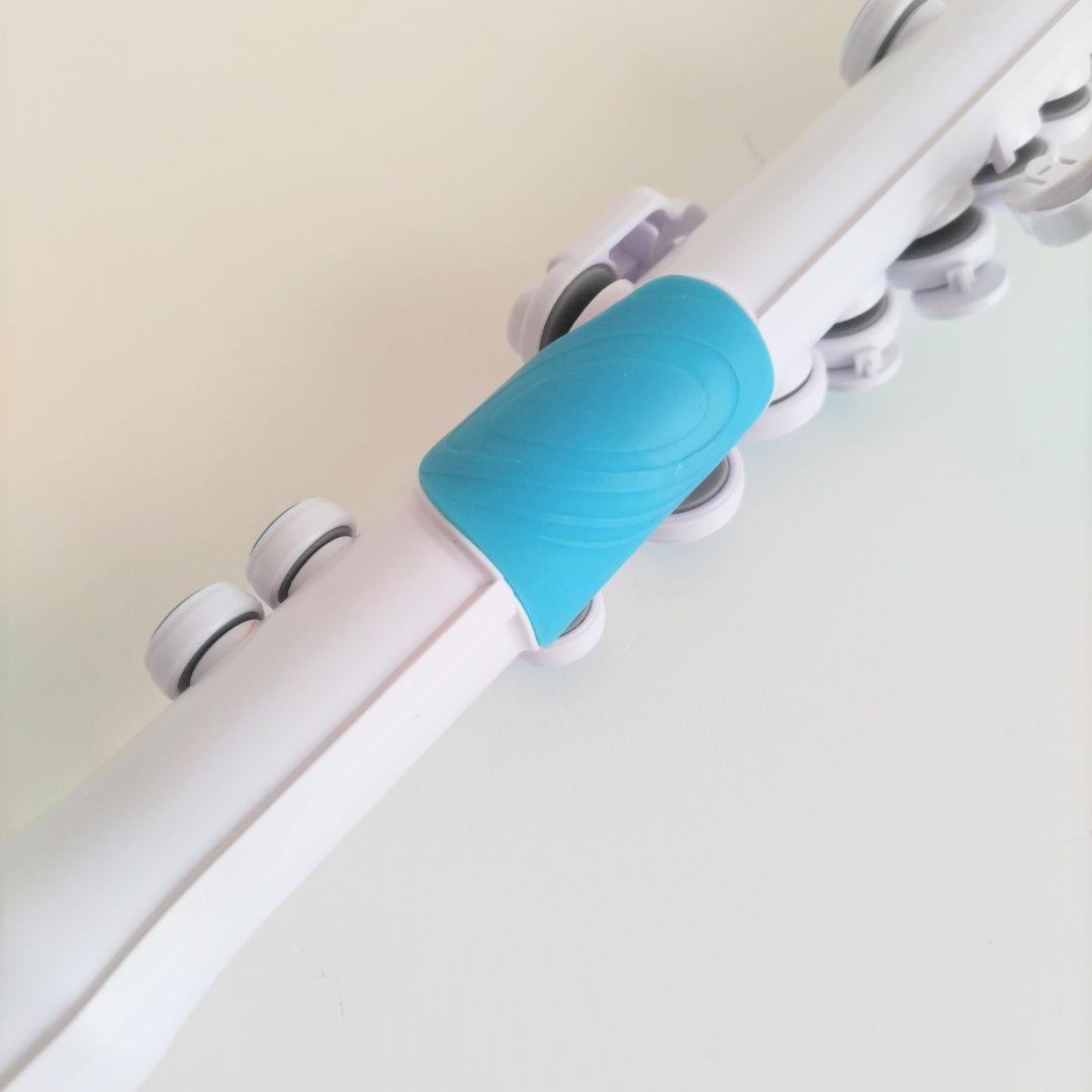 NUVO jFlute 2.0 ブルー/ホワイト プラスチックフルート