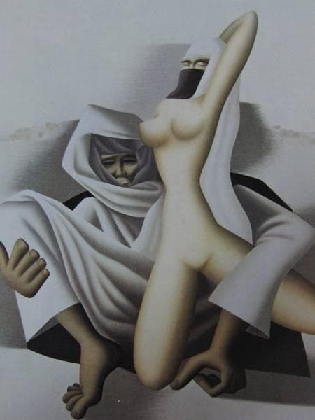 東郷青児、５人目の花嫁、希少な額装用画集より、新品高級額装付