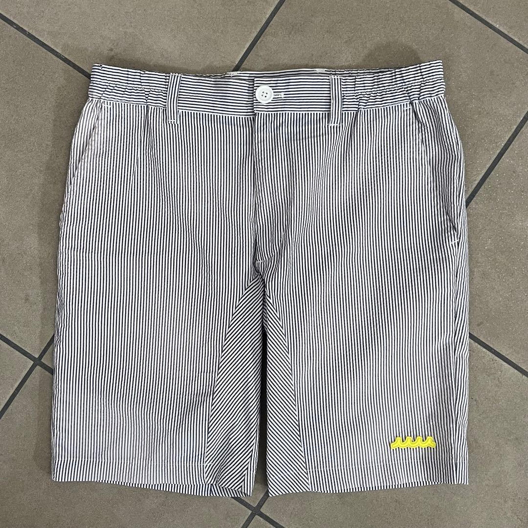 muta MARINE ムータマリン　ハーフパンツ　ストライプ　メンズ　ゴルフ