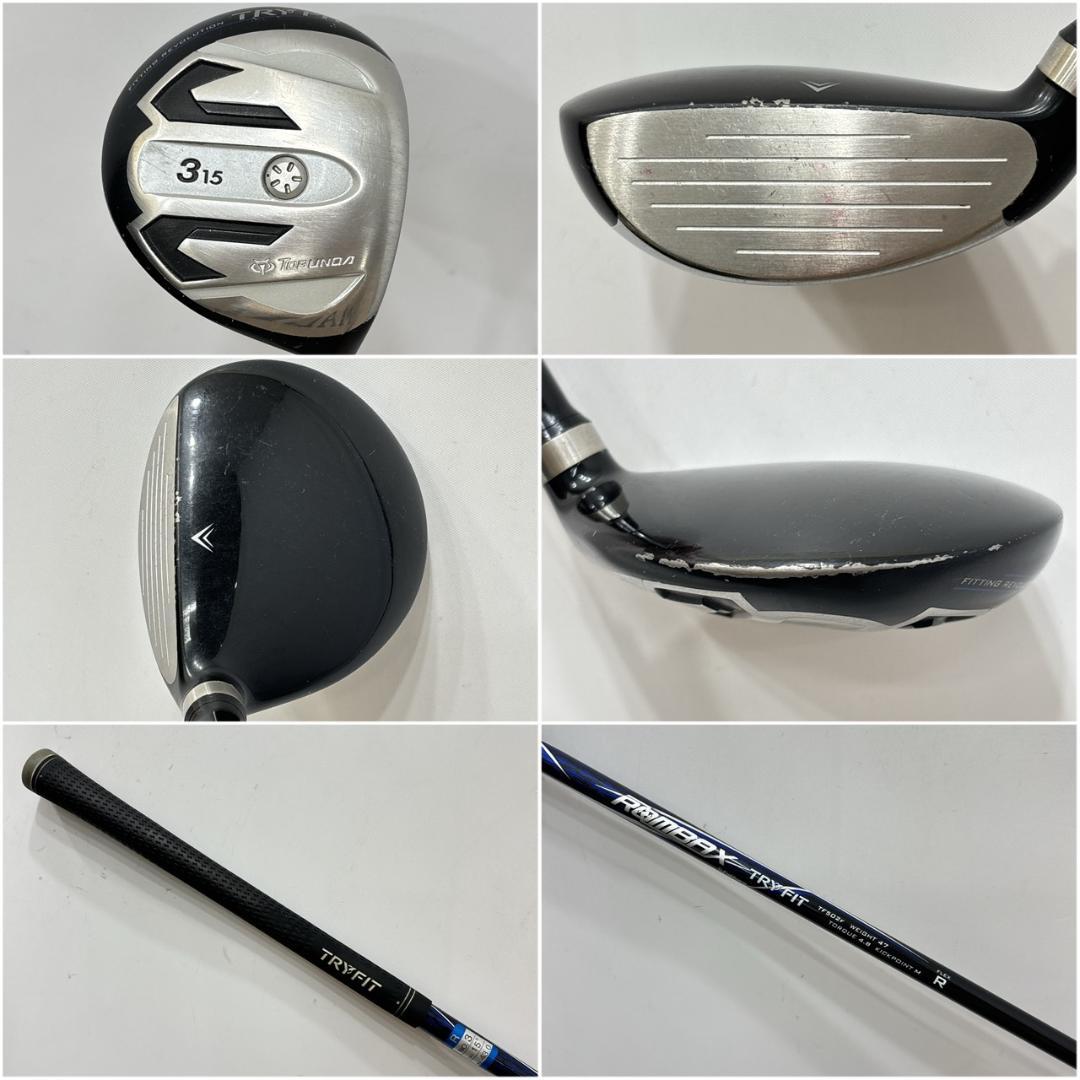 メンズ右利き初心者用　トブンダ　トライフィット　ゴルフクラブセット　W-2714