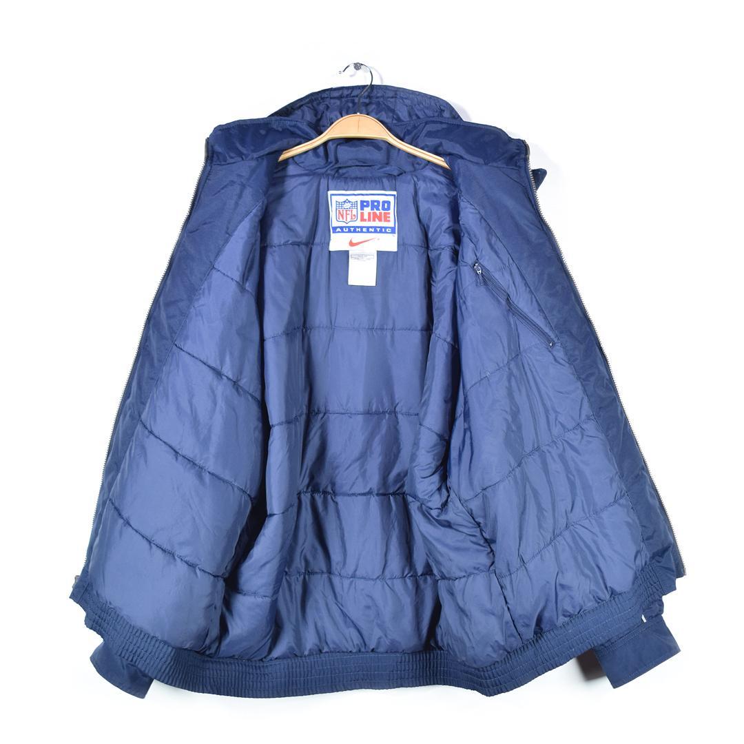 ナイキ プロライン NFL ダラスカウボーイズ ナイロンジャケット 中綿 古着