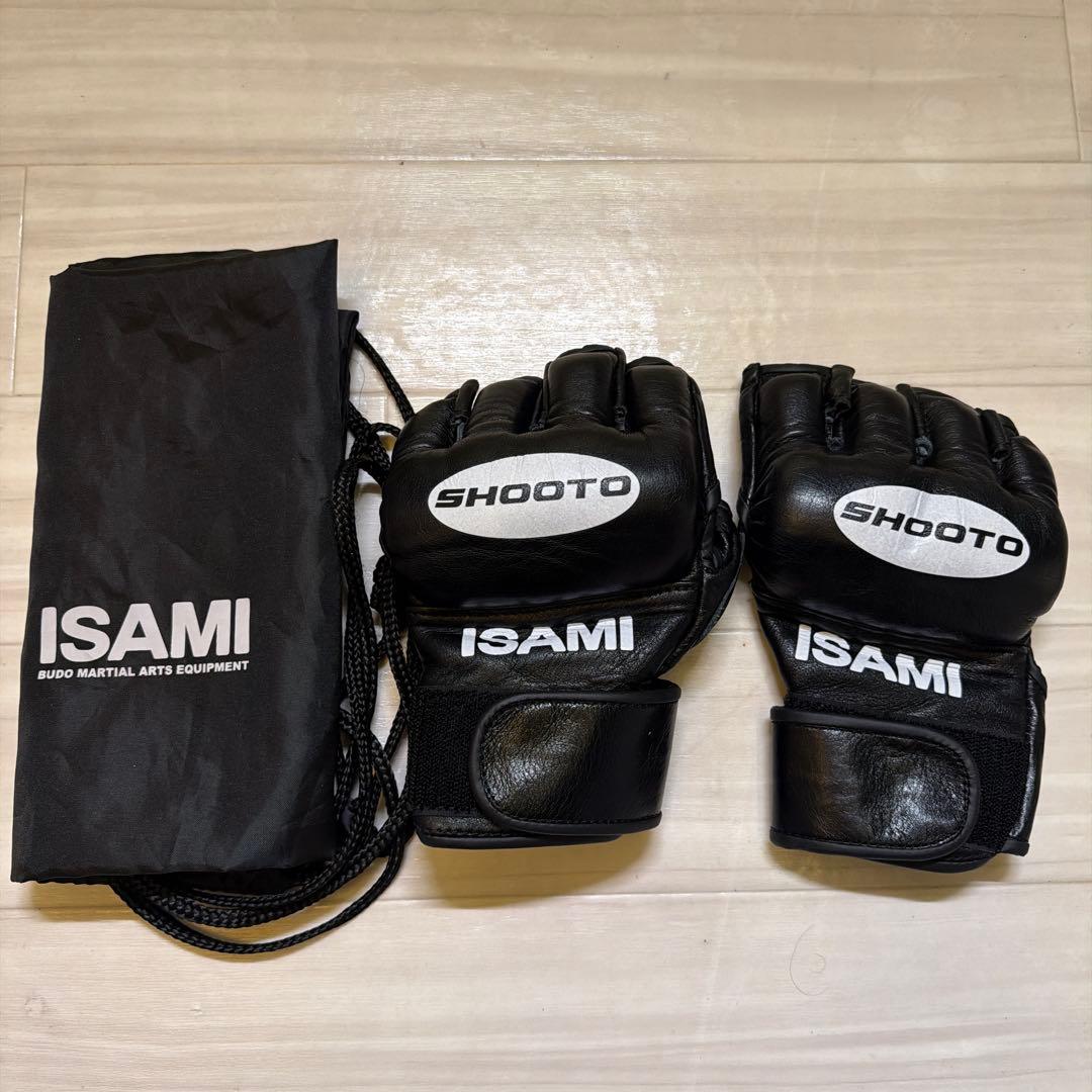 ISAMIイサミ 修斗オープンフィンガーグローブ