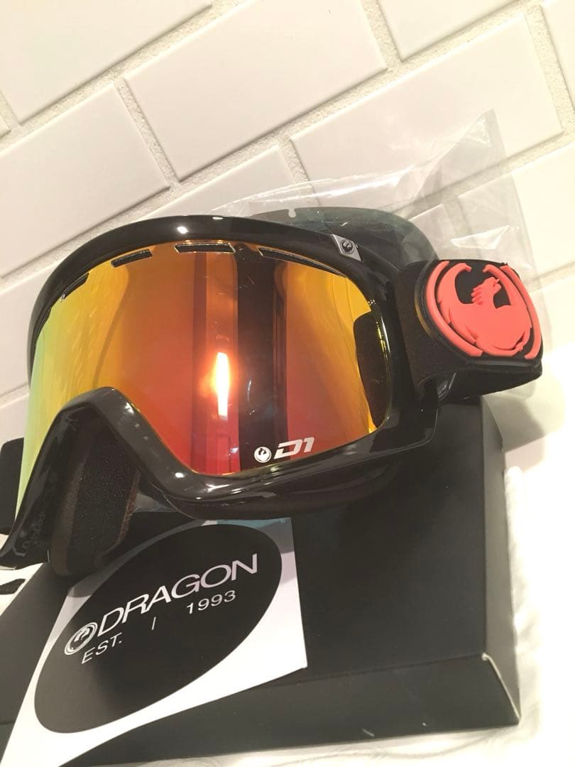 【1度使用】DRAGON D1 ゴーグル スノボ