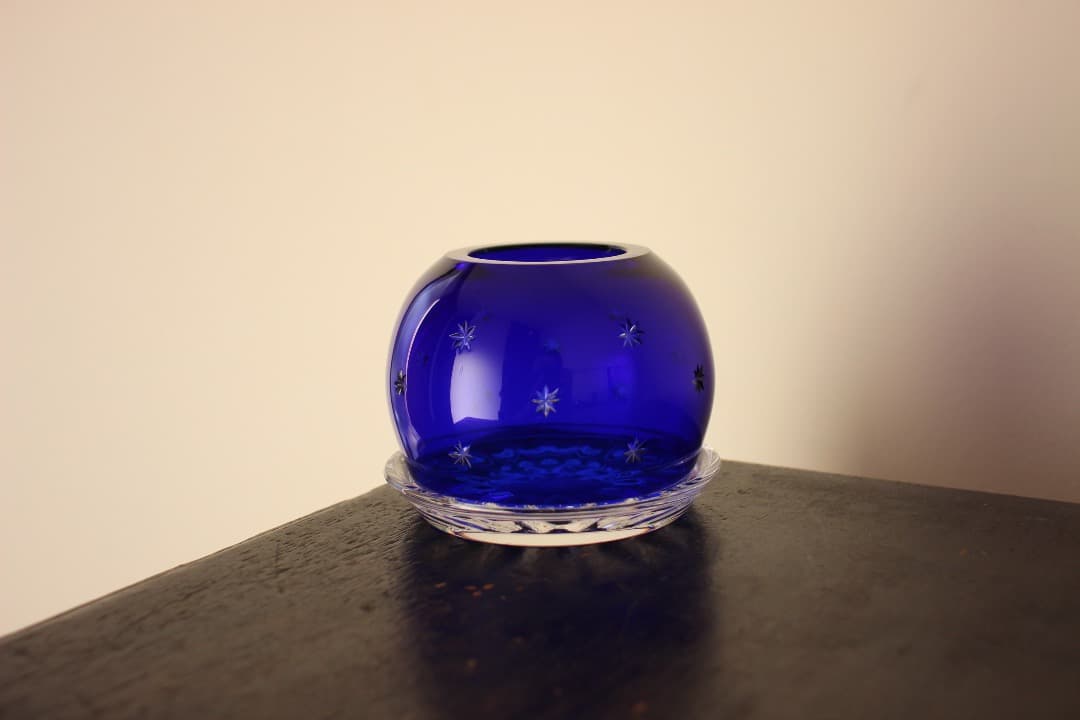 SAINT LOUIS　サンルイ　キャンドルホルダー　ドーム　クリスマス　星