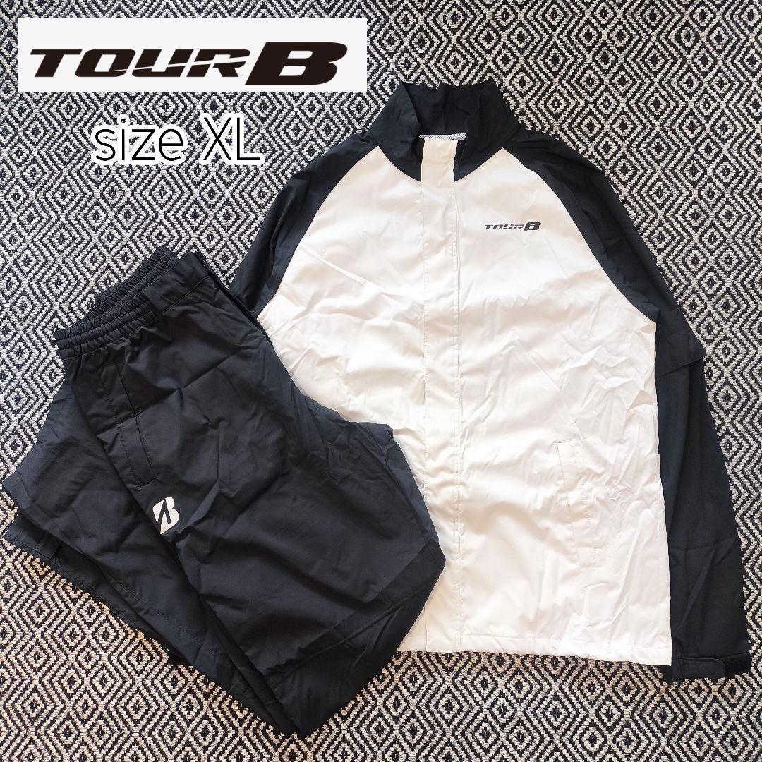 未使用　BRIDGESTONE　TOUR B　レインウェア　セットアップ　LL