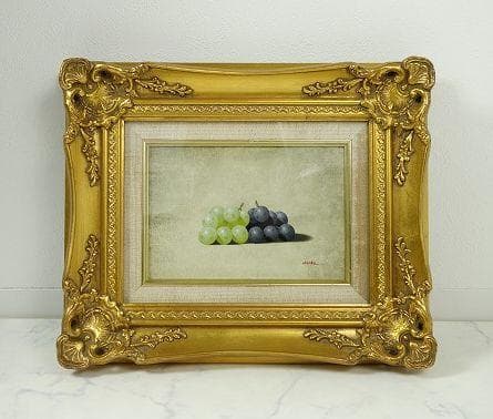 大竹山規「葡萄」SMサイズ 絵画 百貨店購入