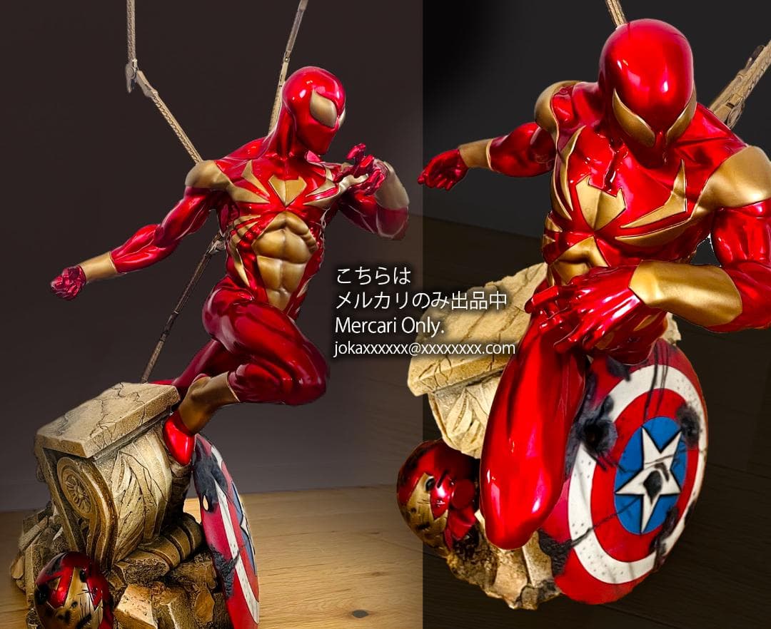 サイドショウ　アイアン・スパイダー　コミケット スタチュー