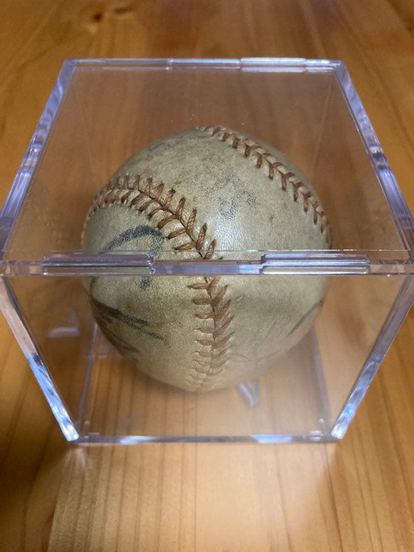 【超稀少】長嶋茂雄　デビュー当時　直筆サインボール　背番号3/GIANTS入り