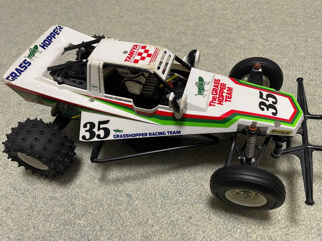 タミヤ　グラスホッパー　カスタム　メカ、プロポ付