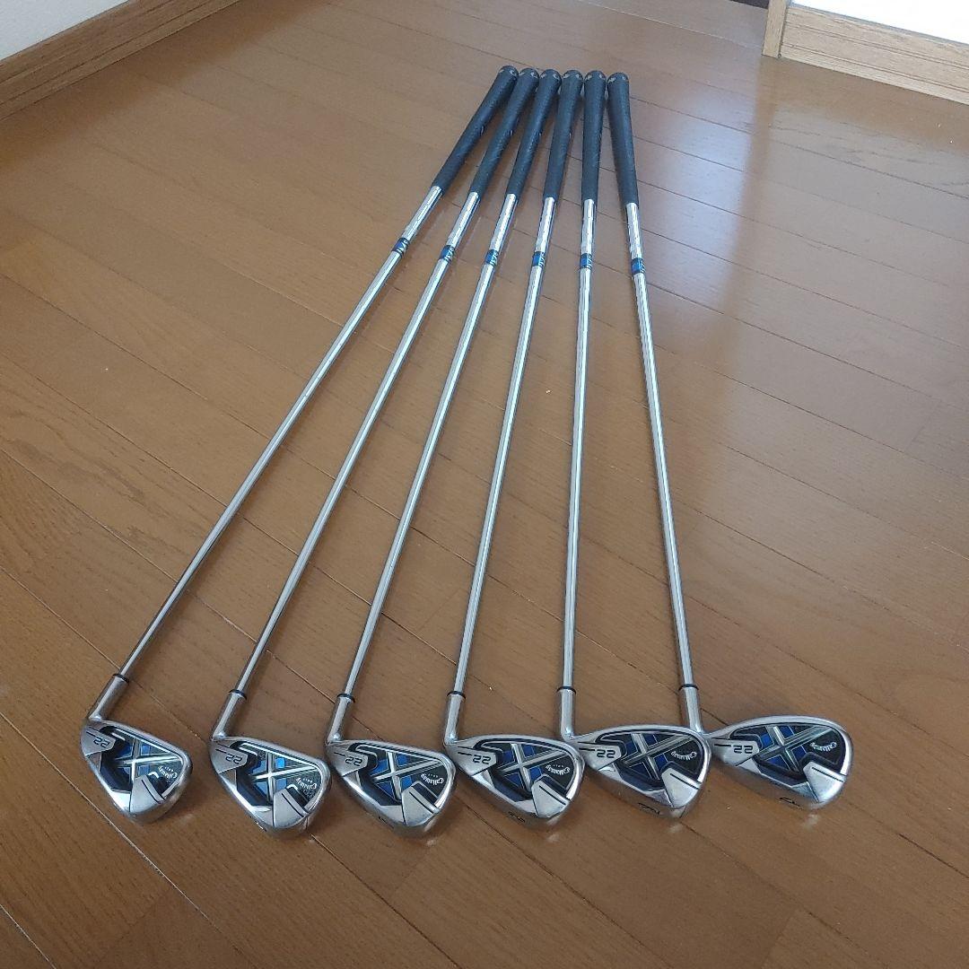 ゴルフ アイアンセット 6本セットX-22