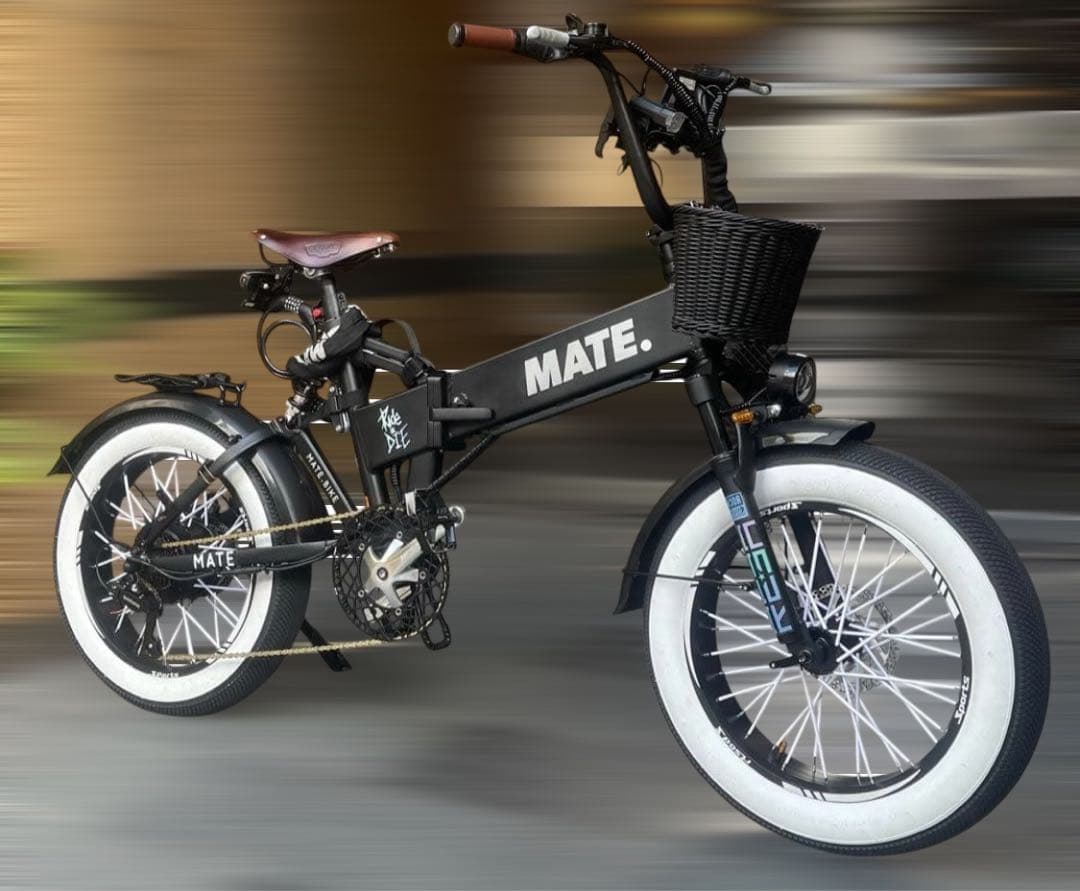 新品未使用★MATEBIKE用♪ハンドルバー＆専用ステム 取付簡単♪ポン付可能