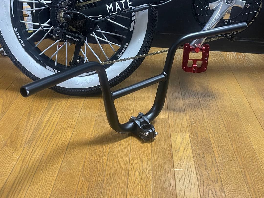 新品未使用★MATEBIKE用♪ハンドルバー＆専用ステム 取付簡単♪ポン付可能