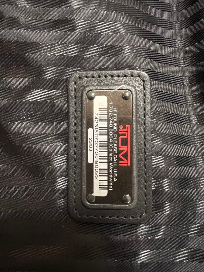 TUMI トゥミ　ガーメントバッグ　231D3 トラベルバッグ